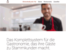 Tablet Screenshot of dinnerandlunch.com
